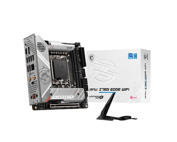 MSI MPG Z790I EDGE WIFI -emolevy - Intel Z790 - Intel LGA1700 -kanta - DDR5 RAM - Mini-ITX